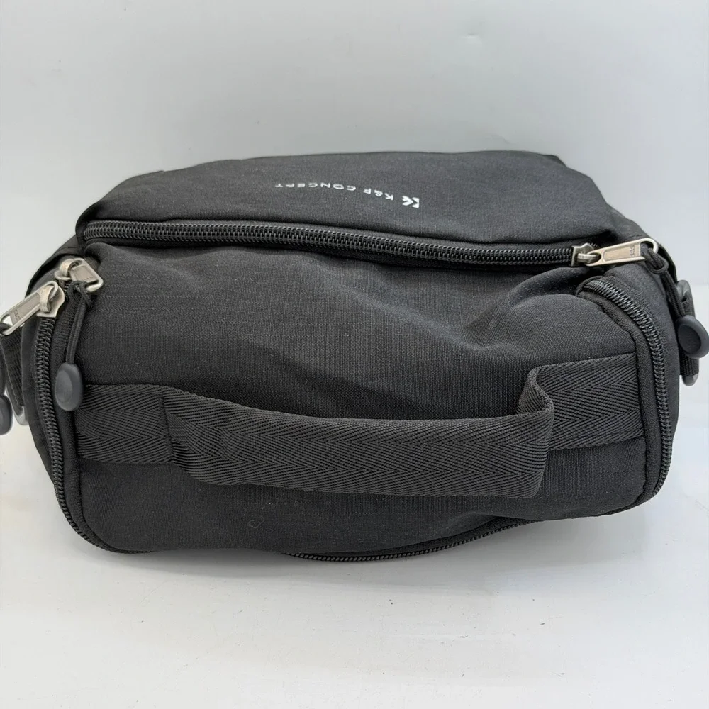K&F Concept Black Camera Shoulder Bag Padded DSLR Mirrorless Messenger Case